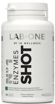 LAB ONE No1 Enzymes Shot 60 kaps.