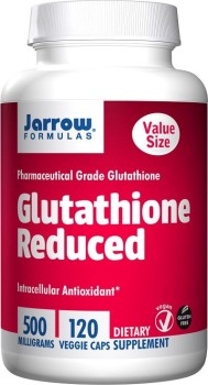 JARROW Glutathione Reduced 500mg 120 kaps.