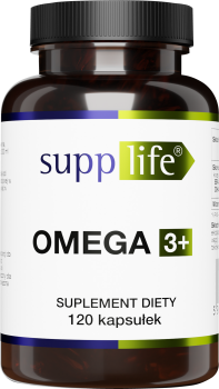 SUPPLIFE Omega 3+ 120 kaps.