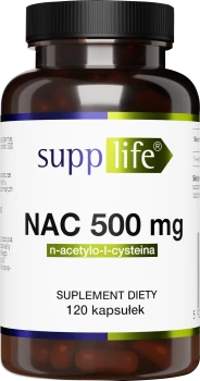 SUPPLIFE NAC 500mg 120 kaps.