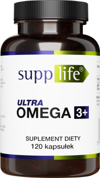 SUPPLIFE Ultra Omega 3+ 120 kaps.