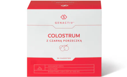 GENACTIV Colostrum z czarną porzeczką 30 sasz.