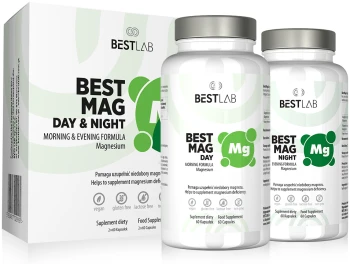 BEST LAB BestMag Day&Night 2x60 kaps.