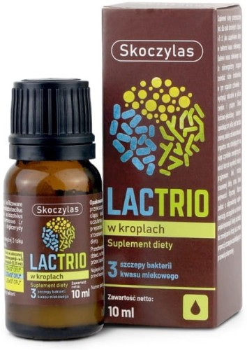 SKOCZYLAS Lactrio, probiotyk w kroplach 10 ml