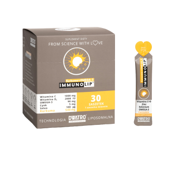 DWATRO ImmunoLip Kurkuma + Omega-3 30 saszetek