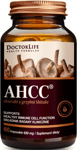 DOCTOR LIFE AHCC 630mg 60 kaps.