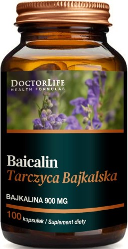 DOCTOR LIFE Baicalin Tarczyca Bajkalska 100 kaps.