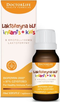 DOCTOR LIFE Laktoferyna bLF Kids + Infants 10 ml