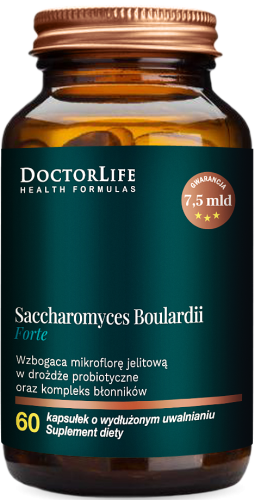 DOCTOR LIFE Saccharomyces boulardii Forte 60 kaps.