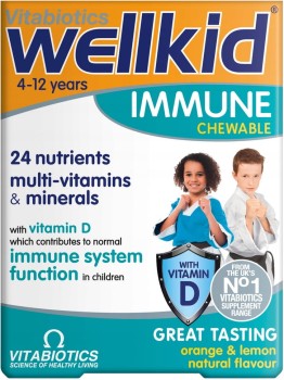 VITABIOTICS Wellkid Immune Chewable 30 tab.