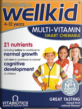 VITABIOTICS Wellkid Multi-Vitamin Smart Chewable 30 tab.