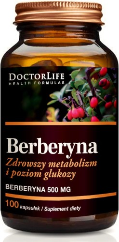 DOCTOR LIFE Berberyna 500mg 100 kaps.