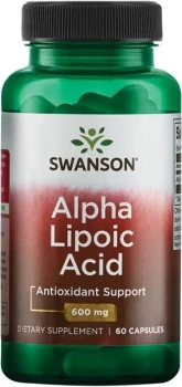 SWANSON Alpha Lipoic Acid 600mg 60 kaps.