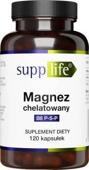 SUPPLIFE Magnez chelatowany + P-5-P 120 kaps.