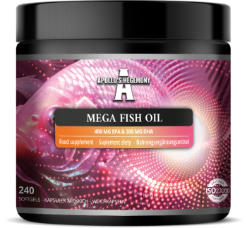 APOLLO'S HEGEMONY Mega Fish Oil 240 kaps.