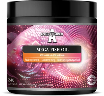 APOLLO'S HEGEMONY Mega Fish Oil 240 kaps.