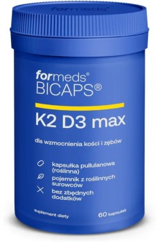 FORMEDS Bicaps K2 D3 Max 60 kaps.