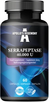 APOLLO'S HEGEMONY Serrapeptase 40.000 U 60 kaps.