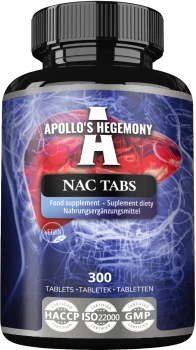 APOLLO'S HEGEMONY NAC Tabs 300 tab.