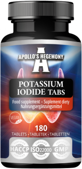 APOLLO'S HEGEMONY Potassium Iodide Tabs 180 tab.
