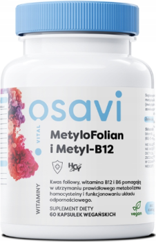OSAVI MetyloFolian i Metyl-B12 60 kaps.