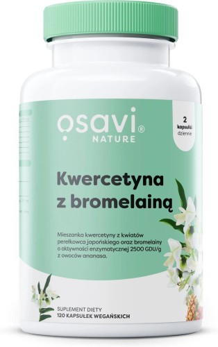 OSAVI Kwercetyna z bromelainą 120 kaps.