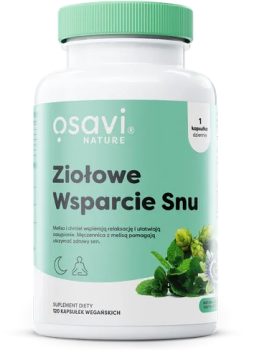 OSAVI Ziołowe wsparcie snu 120 kaps.