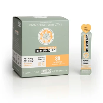 DWATRO IMMUNOLIP JUNIOR + OMEGA 3 DLA DZIECI 30 SASZETEK.webp