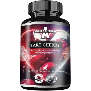 APOLLO'S HEGEMONY TART CHERRY EKSTRAKT Z CIERPKIEJ WIŚNI 90 KAPSUŁEK.webp