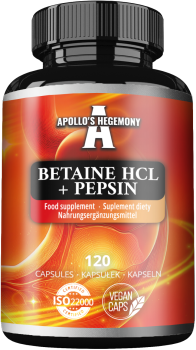 APOLLO'S HEGEMONY Betaine HCl + Pepsin 120 kaps.
