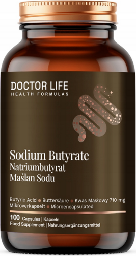 DOCTOR LIFE Maślan Sodu 100 kaps.