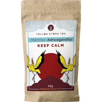 YELLOW STORK MATCHA+ ASHWAGANDHA 50 GRAM.webp