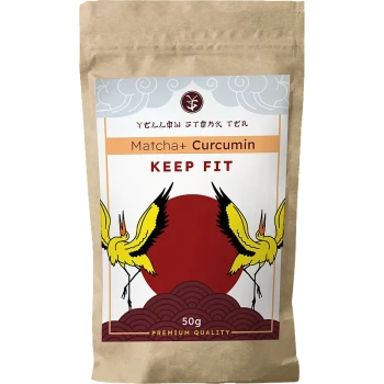 YELLOW STORK TEA MATCHA + CURCUMIN 50 GRAM