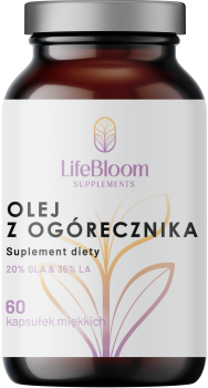 LIFEBLOOM Olej z ogórecznika 60 kaps.