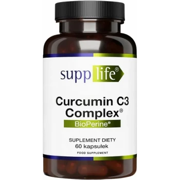 SUPPLIFE Curcumin C3 Complex + BioPerine 60 kaps..webp