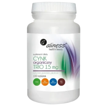 ALINESS CYNK ORGANICZNY TRIO 15 MG 100 TABLETEK