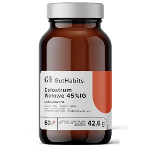 GUTHABITS COLOSTRUM WOŁOWE 45%IG 60 KAPSUŁEK
