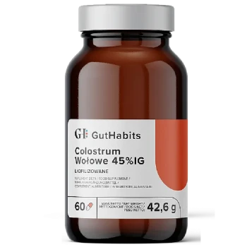 GUTHABITS COLOSTRUM WOŁOWE 45%IG 60 KAPSUŁEK