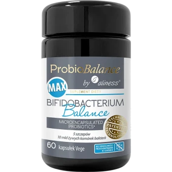 ALINESS PROBIOBALANCE PROBIOTYK MAX BIFIDOBACTERIUM BALANCE 60 KAPSUŁEK.webp