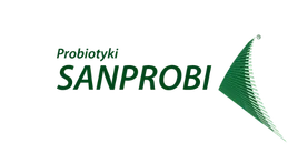 Logo Sanprobi - producent suplementów diety dostępny w Next Level.webp