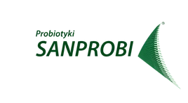 Logo Sanprobi - producent suplementów diety dostępny w Next Level.webp