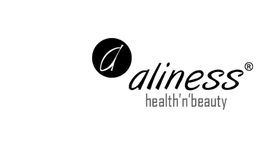 Logo Aliness - producent suplementów diety dostępny w Next Level.webp